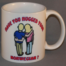 Coffee Mug - Hugged, Norwegian